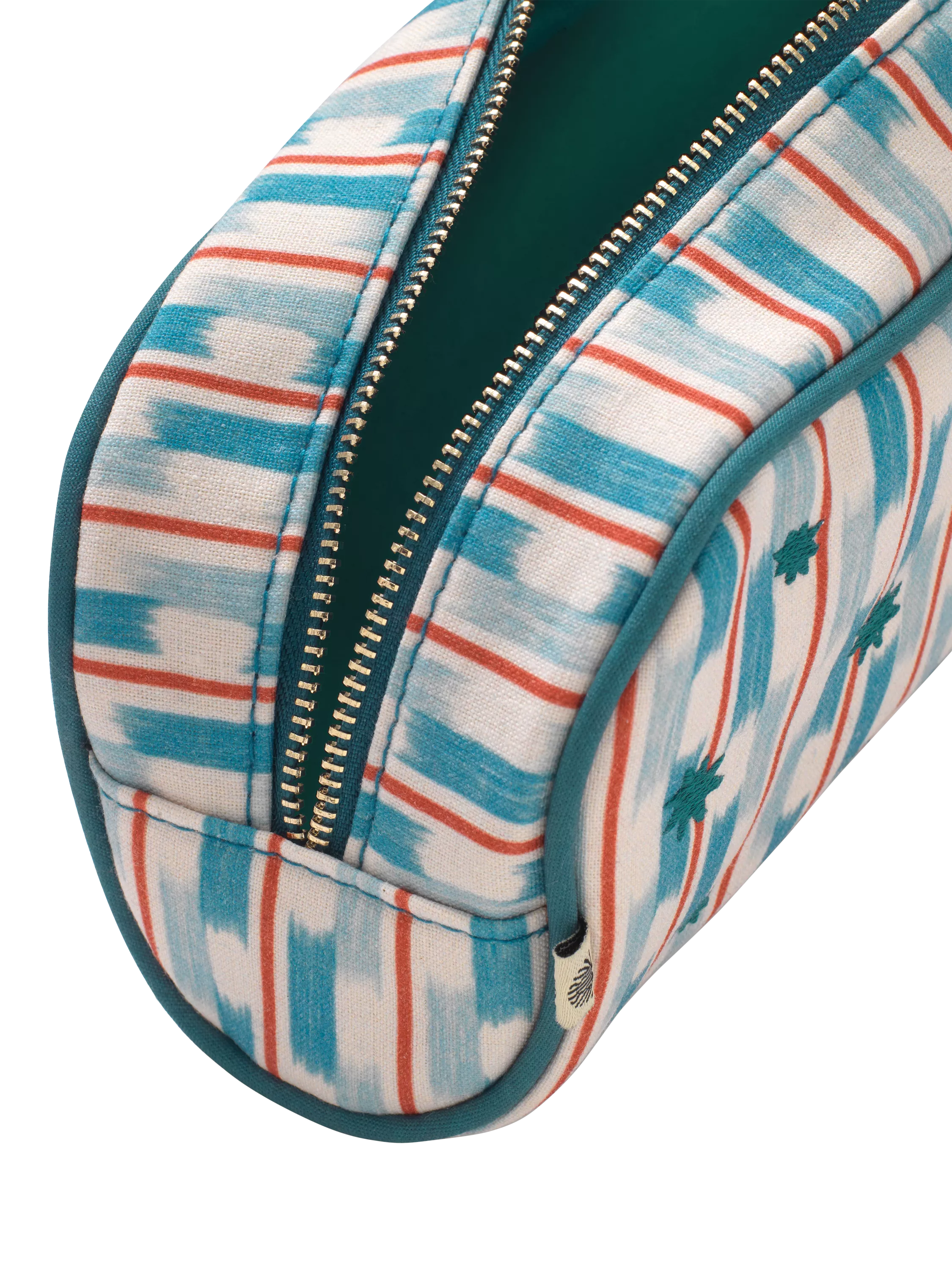 Papier cross stitch pencil case blue (British brand)