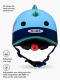 Micro Scooters kids dinosaur safety helmet, imported from the UK