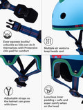 Micro Scooters kids dinosaur safety helmet, imported from the UK