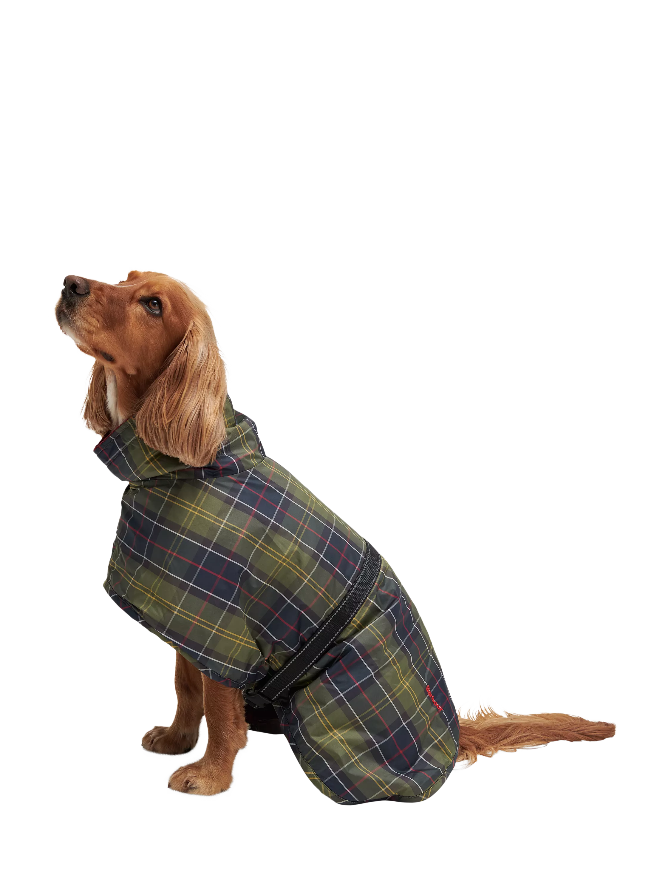 Barbour Tartan dog drying robe with cotton lining (British brand)