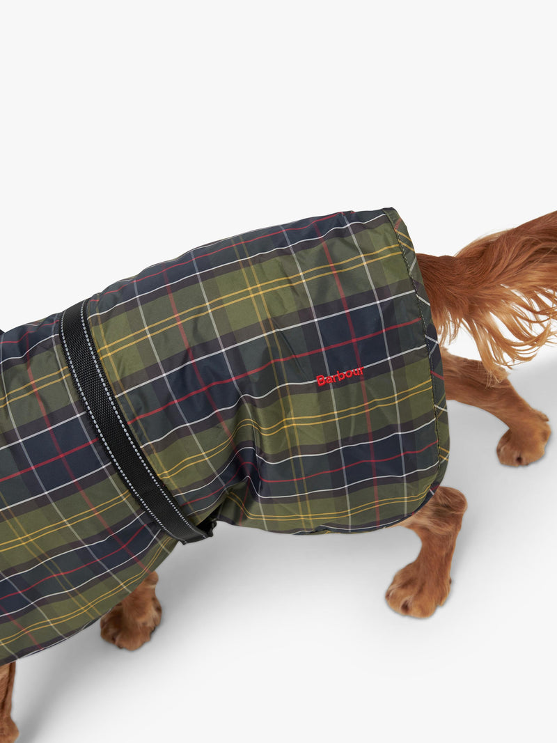 Barbour Tartan dog drying robe with cotton lining (British brand)