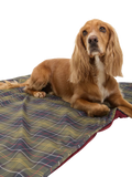 Barbour tartan dog towel blanket 100x120cm - British product