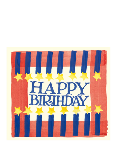 John Lewis Emma Bridgewater Stars Candles Birthday Card- Buy online at McGrocer