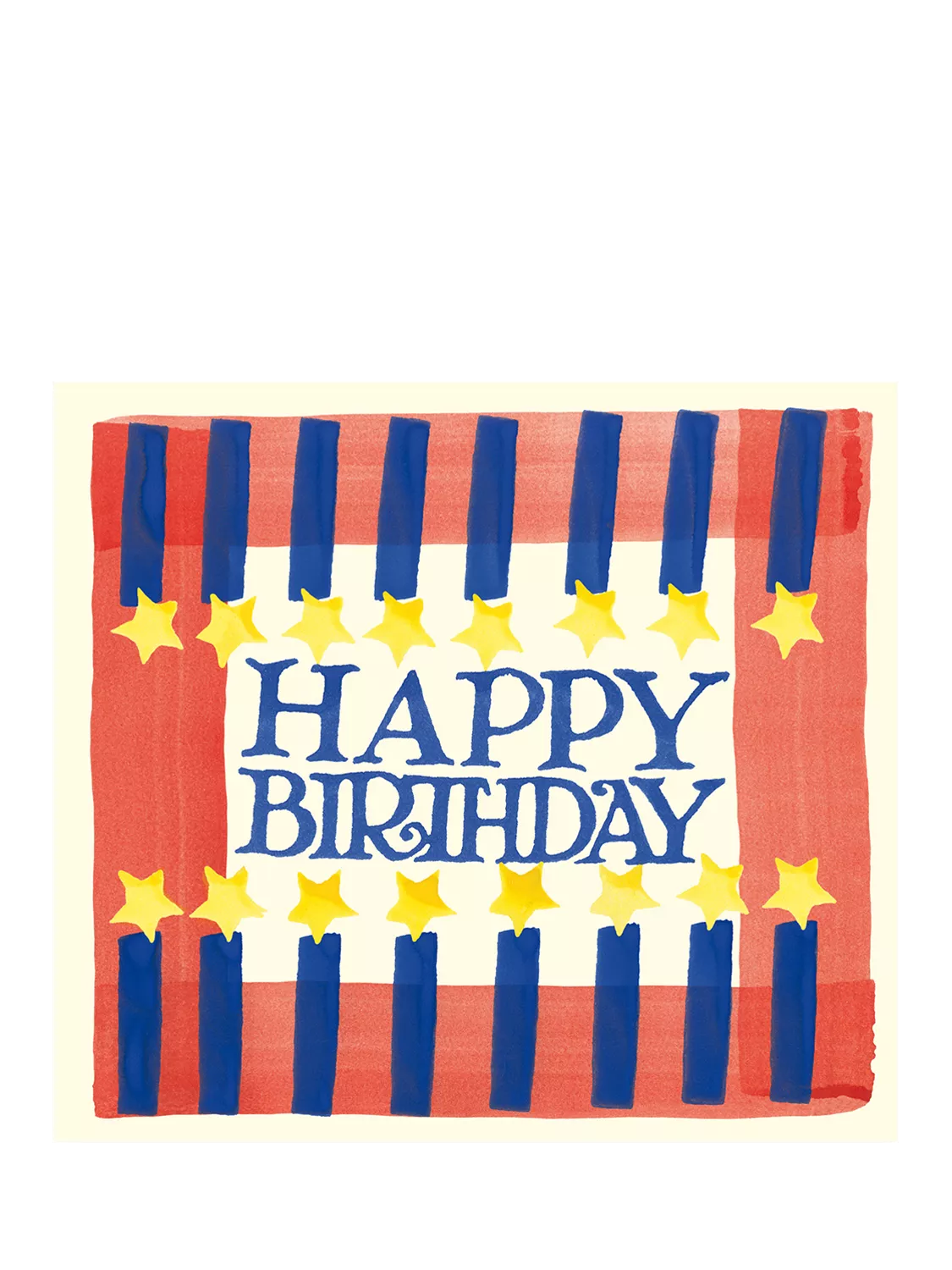Emma Bridgewater Stars Candles birthday card, imported from the UK