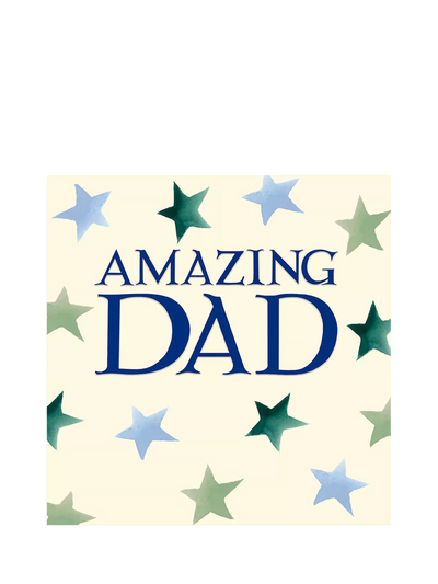 John Lewis Emma Bridgewater Stars Amazing Dad Birthday Card- Buy online at McGrocer