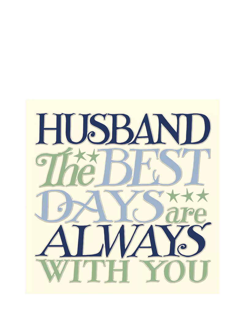 Emma Bridgewater husband birthday greetings card, UK version