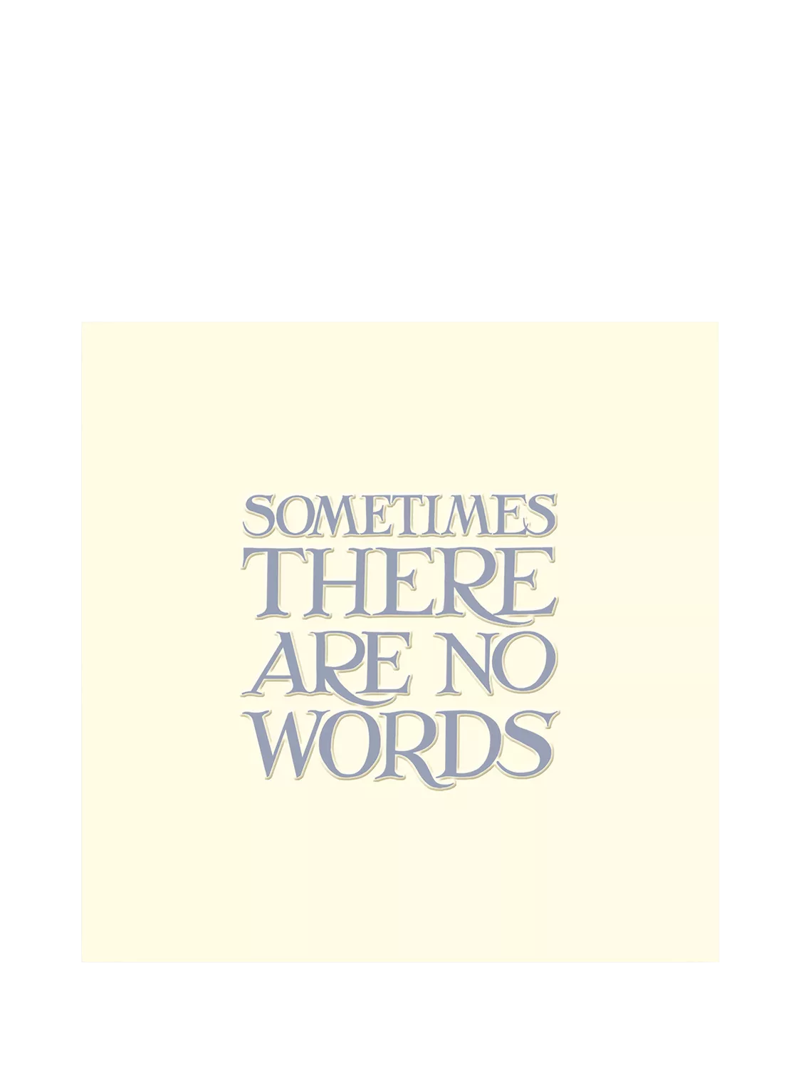 Emma Bridgewater toast text sympathy card - British product