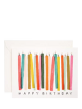 Rifle Paper Co birthday card blank inside natural envelope, UK version