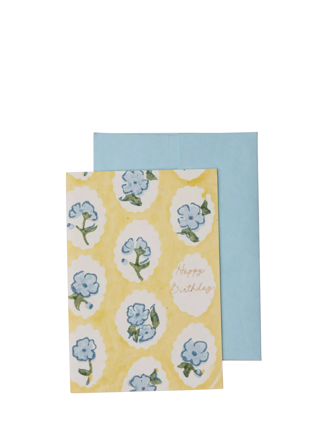 Paper Mirchi scallop tiles birthday card, imported from the UK