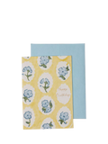 Paper Mirchi scallop tiles birthday card, imported from the UK