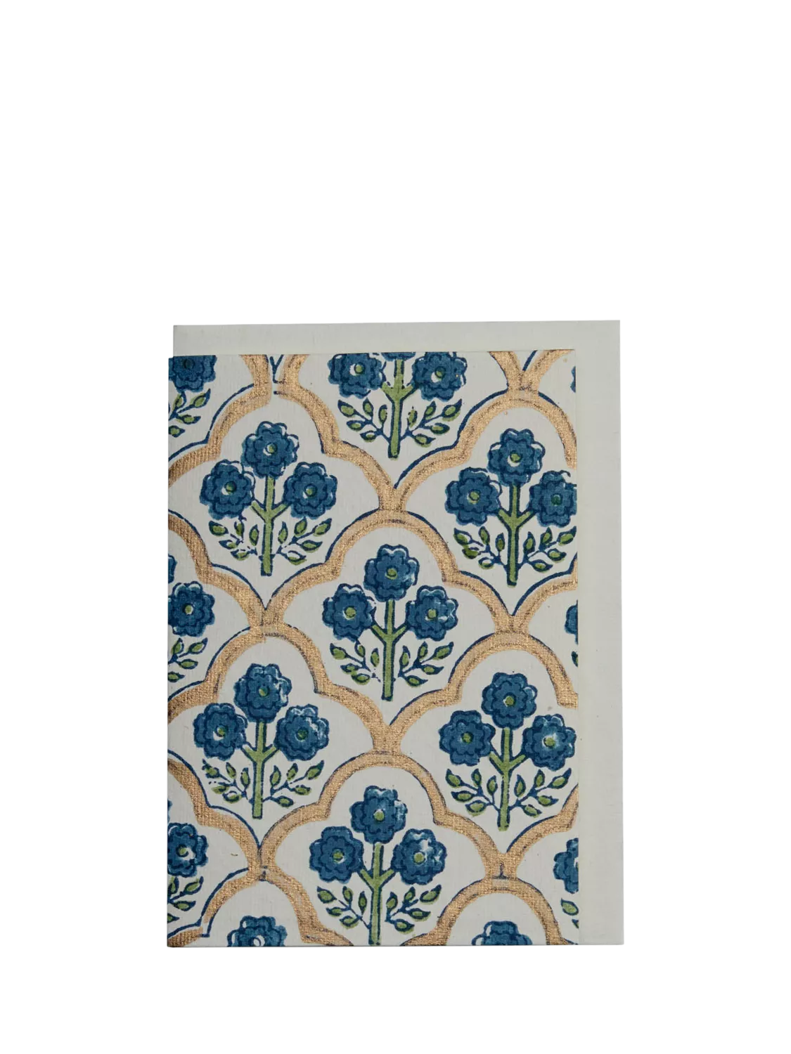 Paper Mirchi Trellis blank greeting card with envelope, imported from the UK