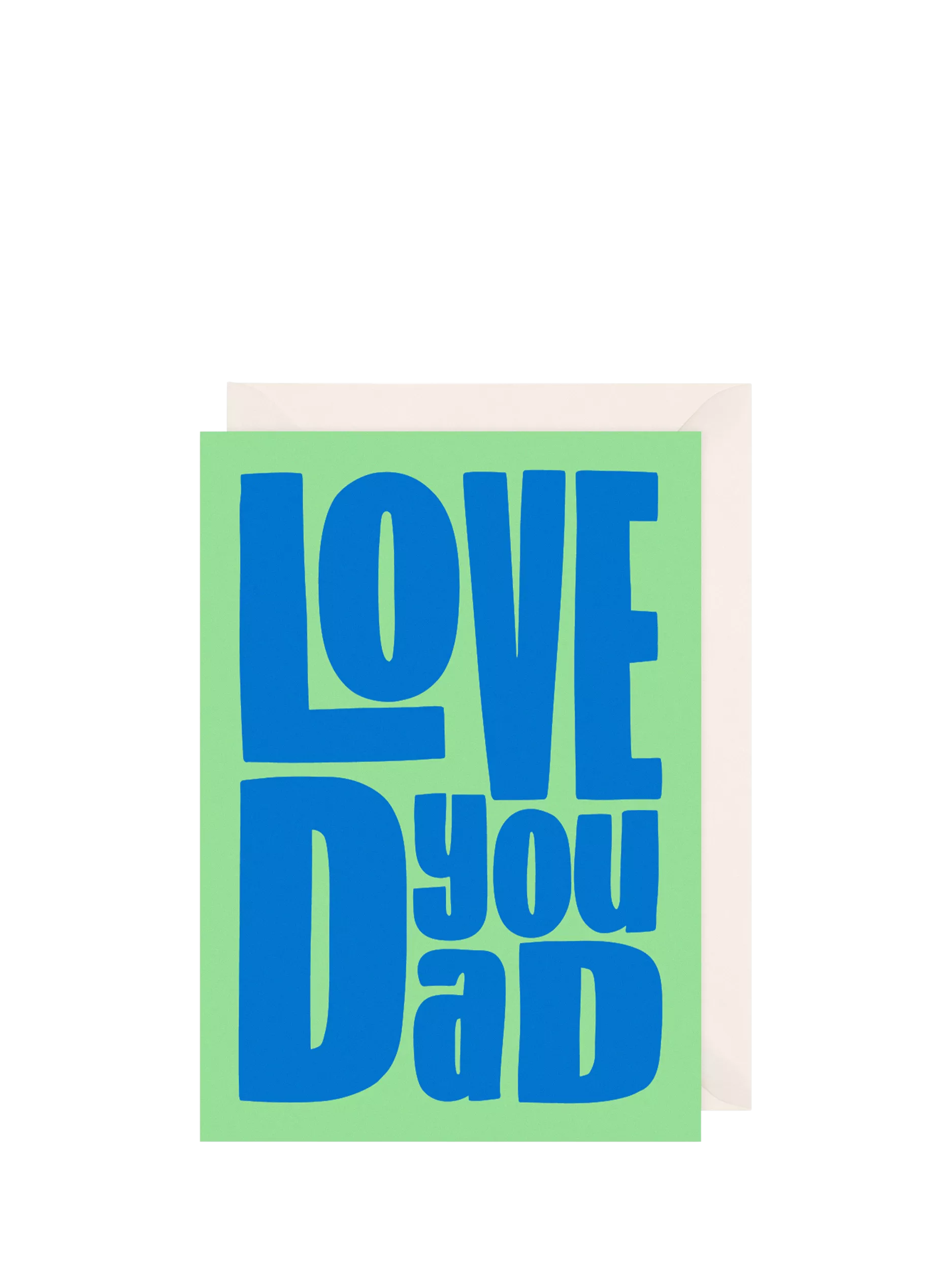 Art File Love You Dad birthday card, imported from the UK
