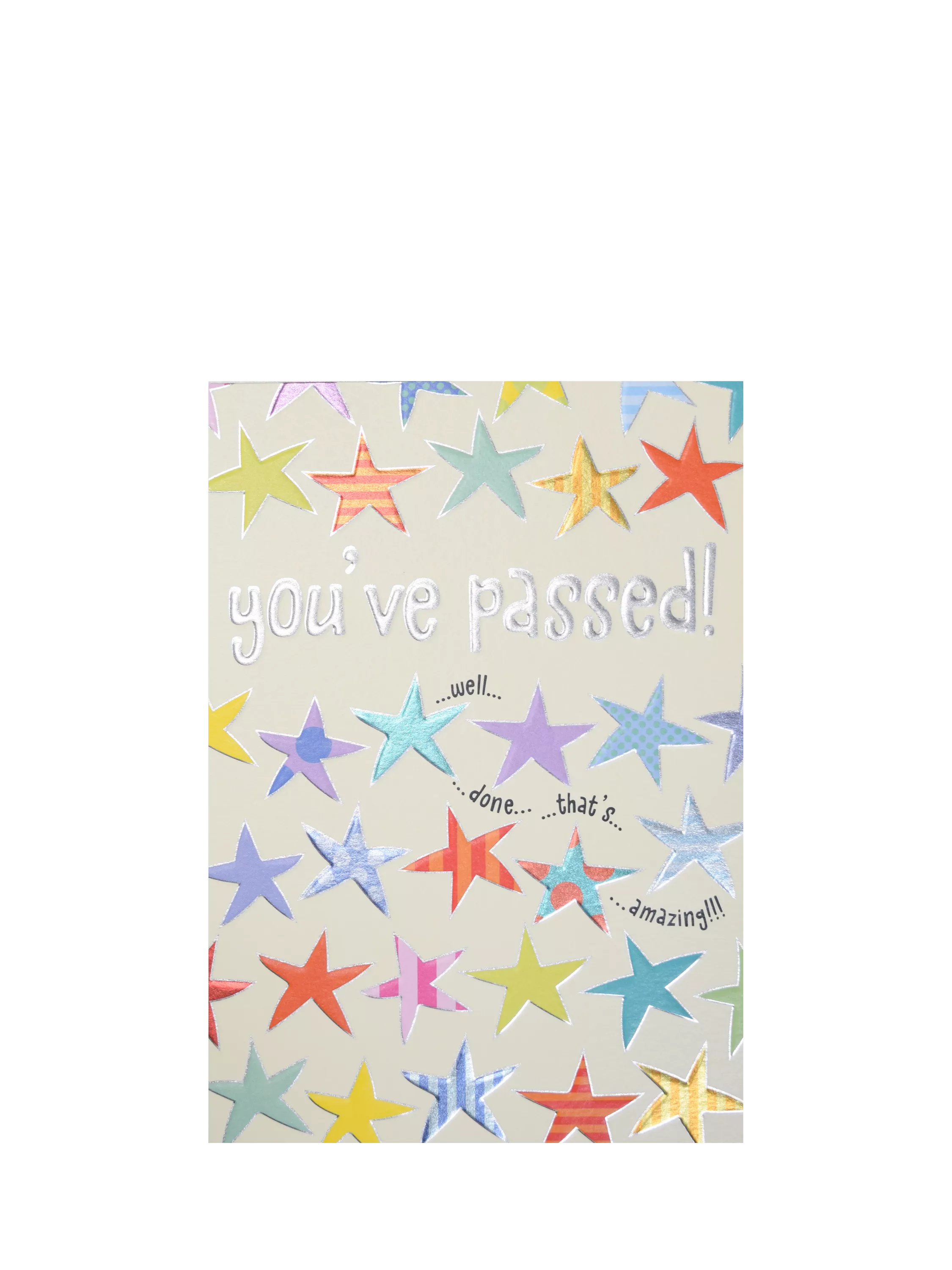 Wendy Jones Blackett exam results greeting card blank inside (British brand)