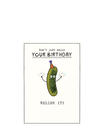 John Lewis Pigment Relish It Birthday Card- Buy online at McGrocer