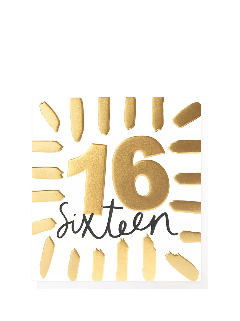 Caroline Gardner 16th birthday card (British brand)
