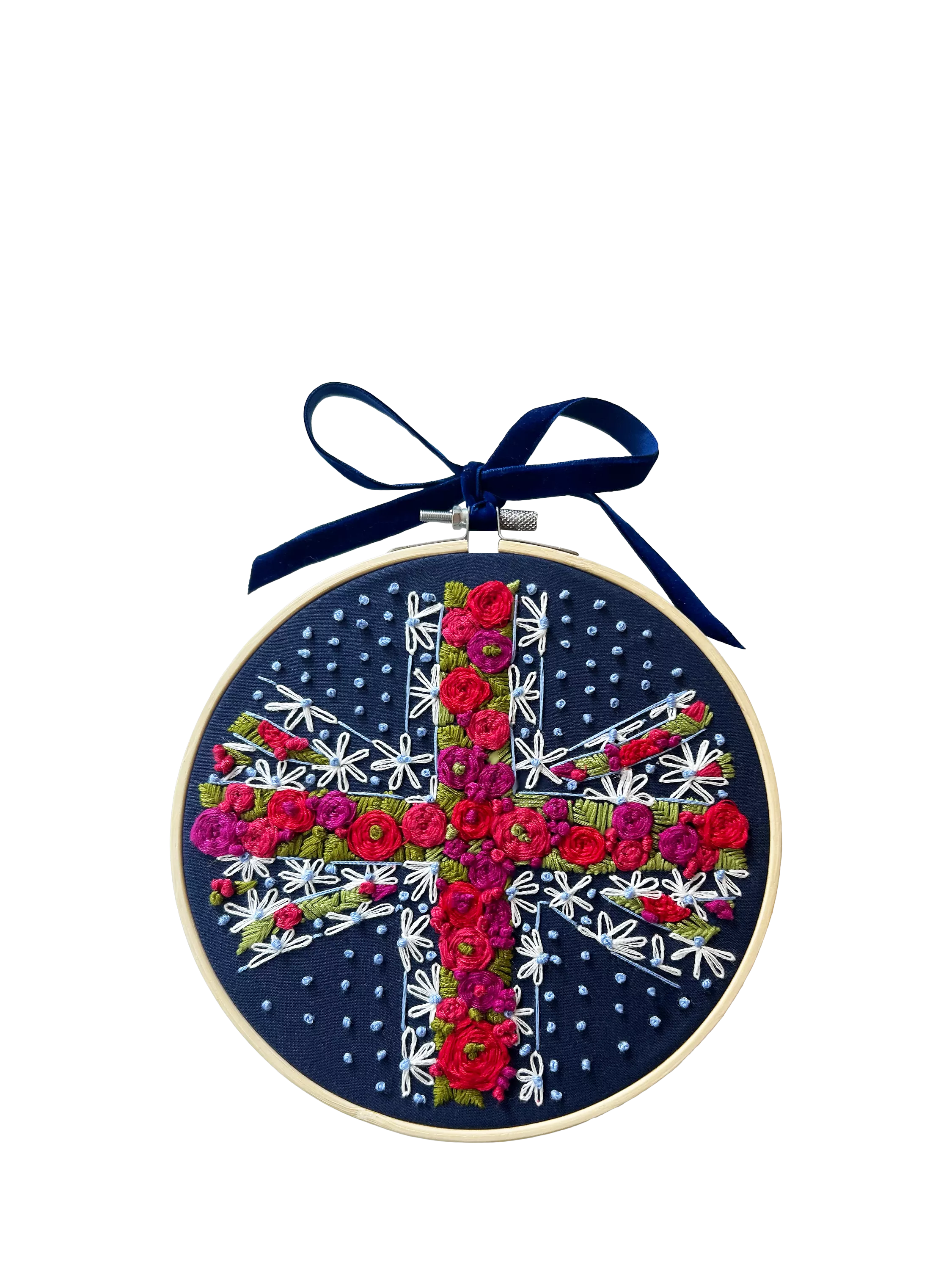 MakeBox & Co union flag embroidery kit - British product