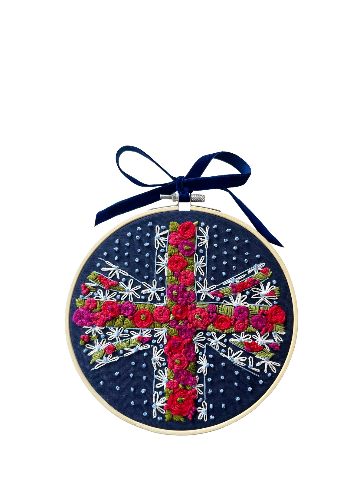 MakeBox & Co union flag embroidery kit - British product