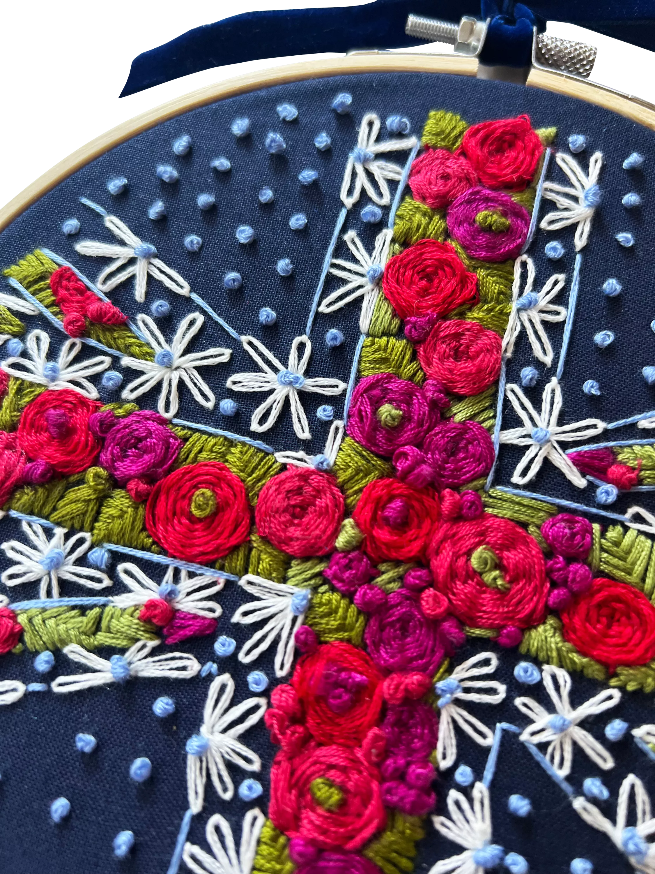 MakeBox & Co union flag embroidery kit - British product