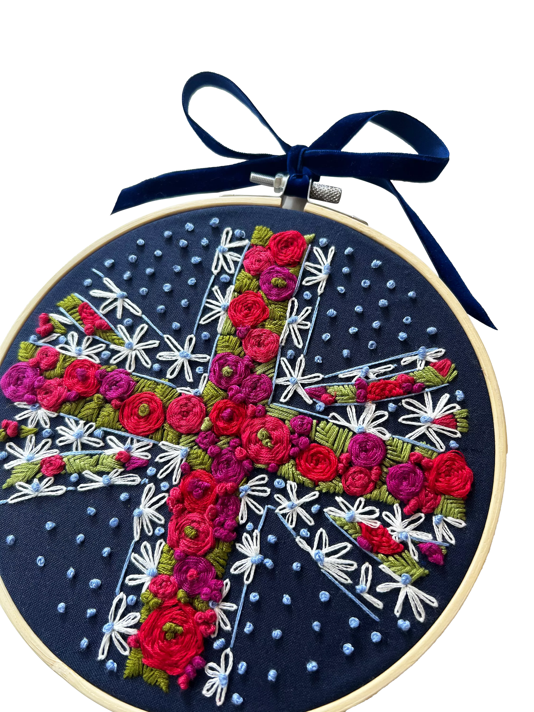 MakeBox & Co union flag embroidery kit - British product