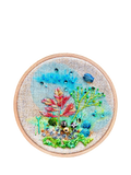 Rowandean seaweed embroidery kit 24cm - British product