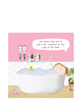 Rosie Made A Thing Bath Bar blank card, UK version