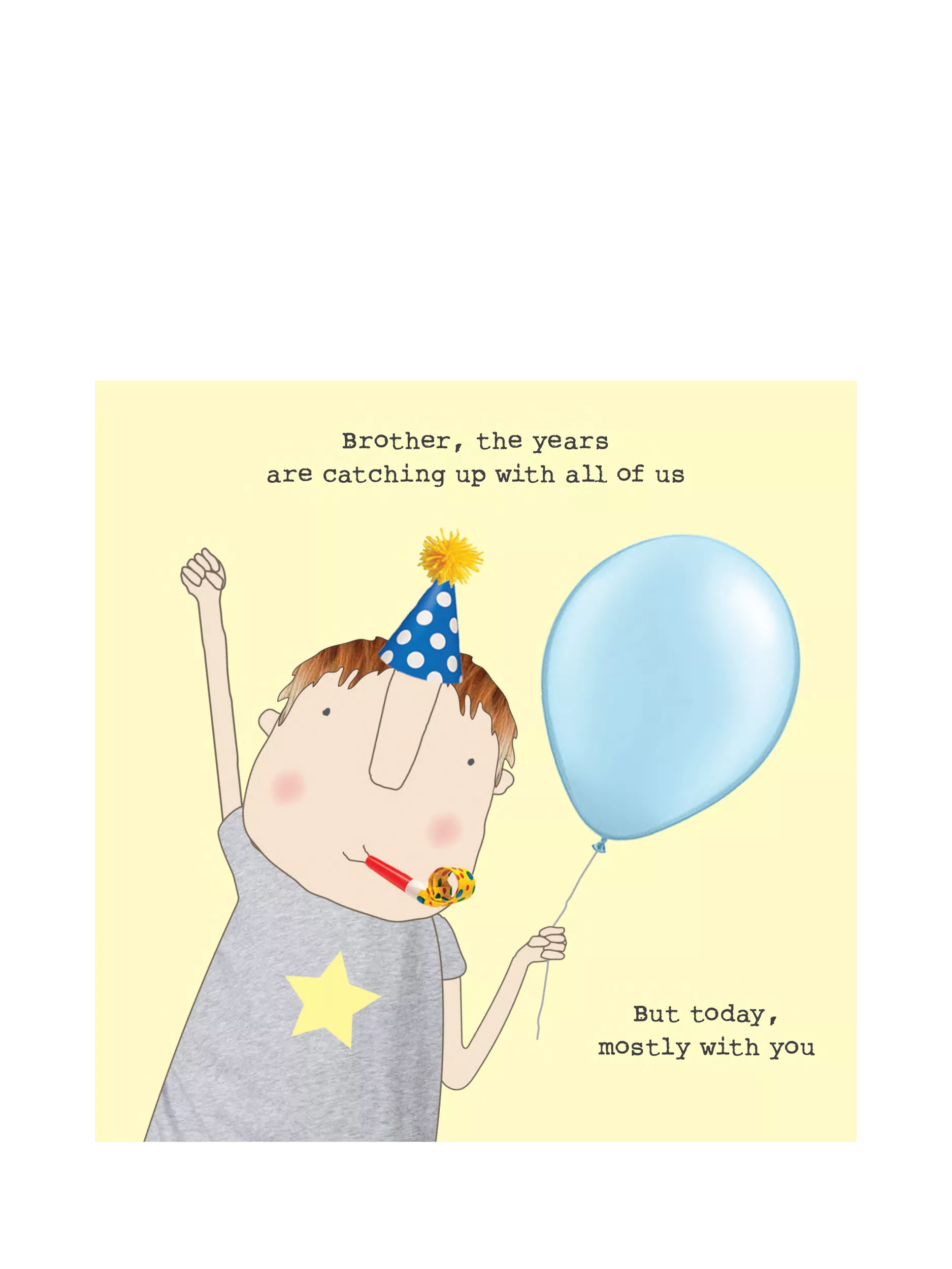 Rosie Made A Thing brother birthday card - British product