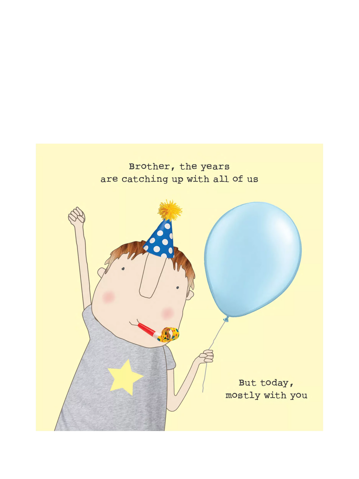 Rosie Made A Thing brother birthday card - British product
