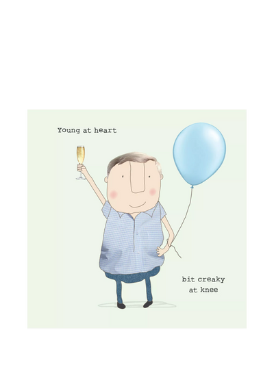 John Lewis Rosie Made A Thing Creaky Knee Birthday Card- Buy online at McGrocer
