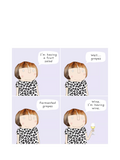 Rosie Made A Thing fruit salad greetings card, UK version