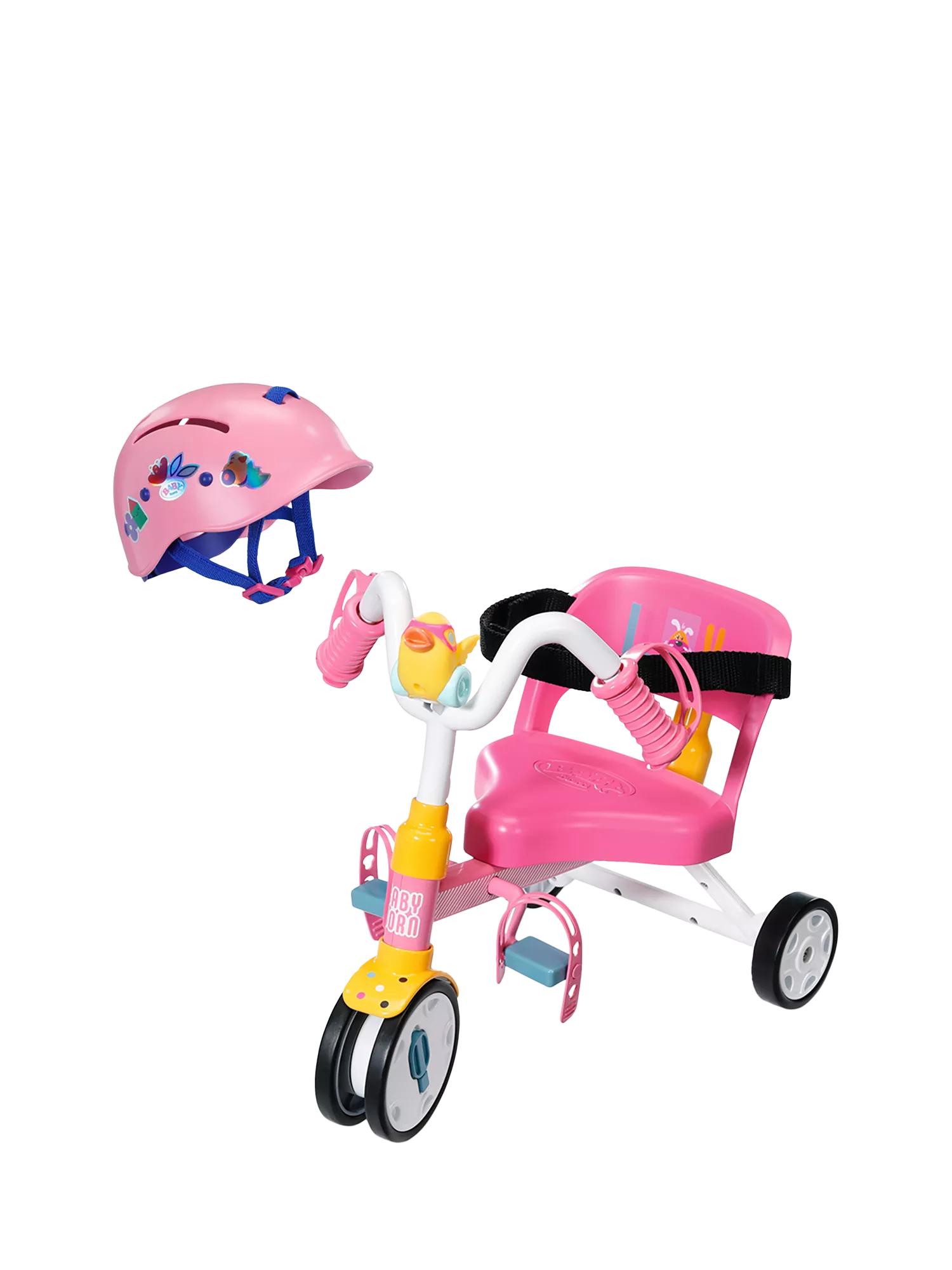 Baby Born pink doll bike helmet, imported from the UK