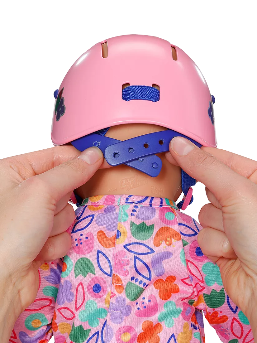Baby Born pink doll bike helmet, imported from the UK