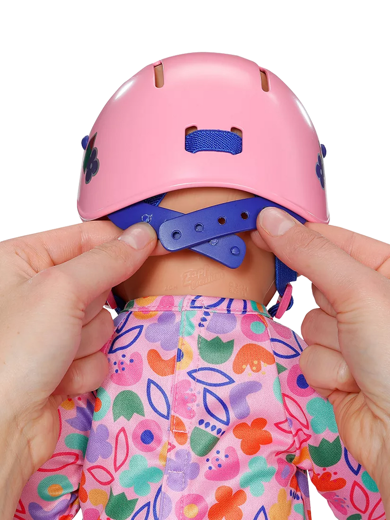 Baby Born pink doll bike helmet, imported from the UK