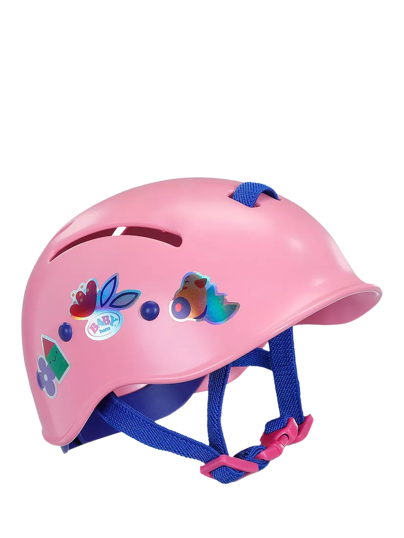 Baby Born pink doll bike helmet, imported from the UK