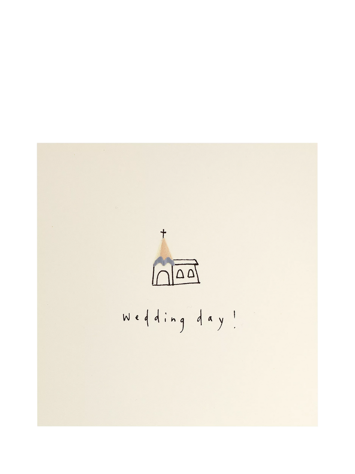 Ruth Jackson wedding card with 3D embellishment, UK version