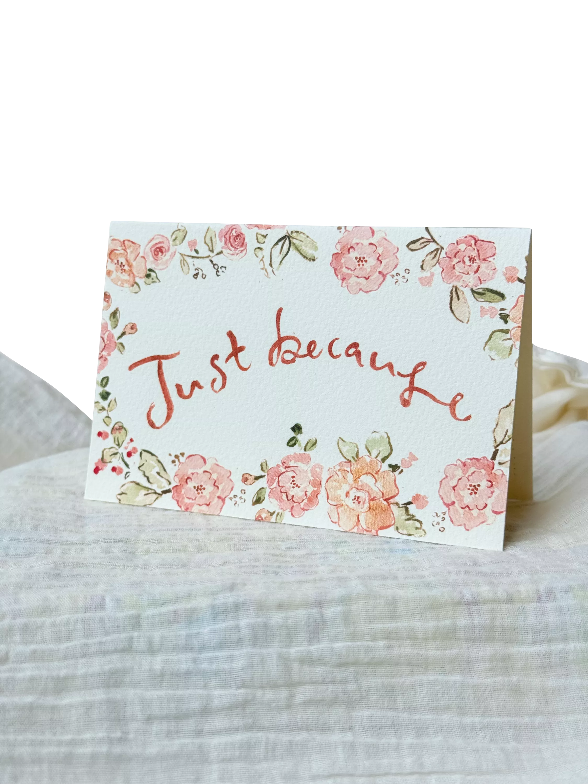 Sophie Amelia Creates blank greeting card - British product