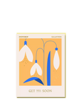 Nineteen Seventy Three snowdrop get well card (British brand)