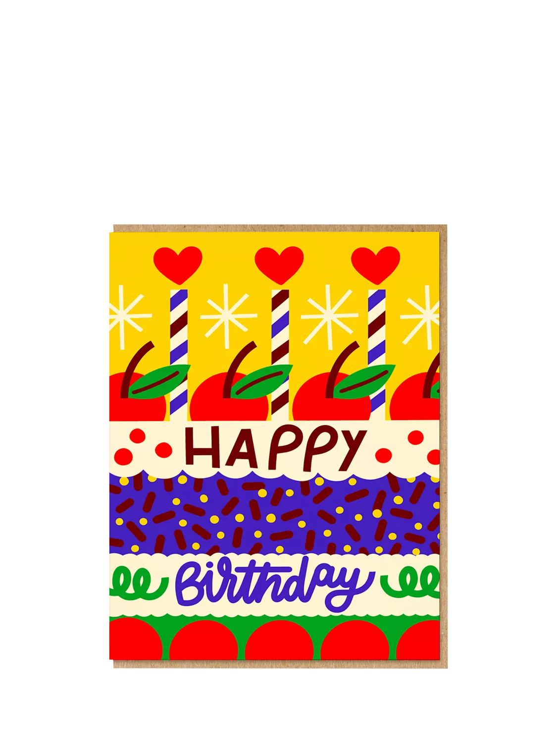 Nineteen Seventy Three fruit cake birthday card (British brand)
