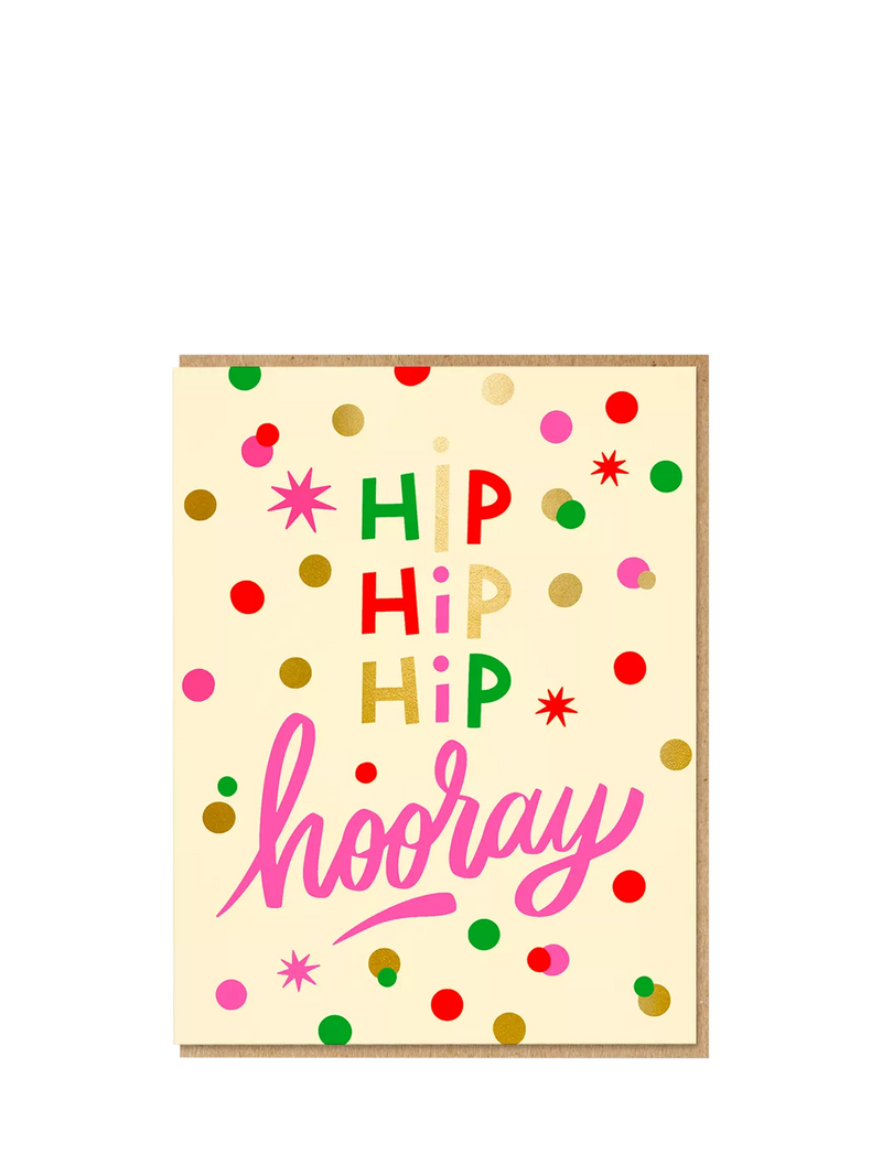 Nineteen Seventy Three Hooray Confetti Birthday Card - British product