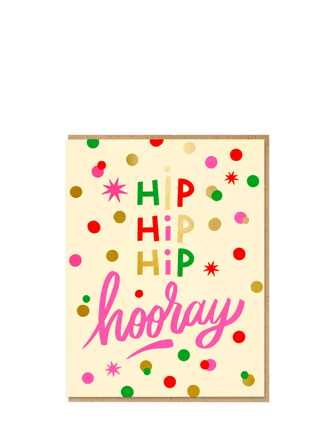 Nineteen Seventy Three Hooray Confetti Birthday Card - British product