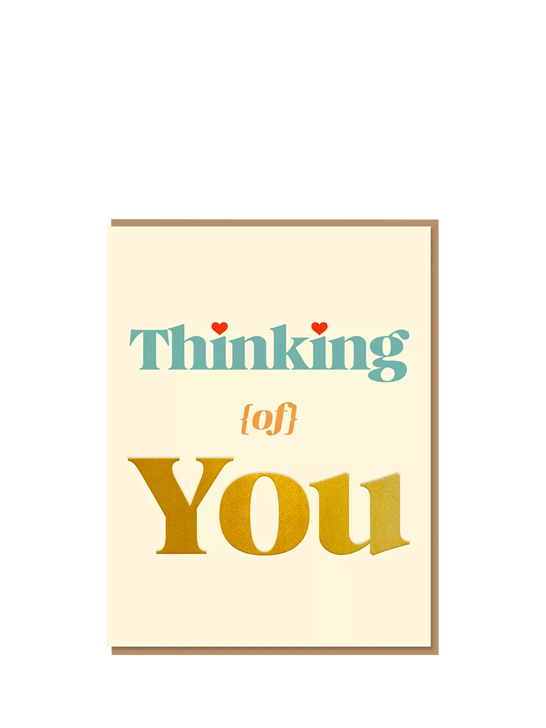 Nineteen Seventy Three sympathy card Thinking of You, imported from the UK