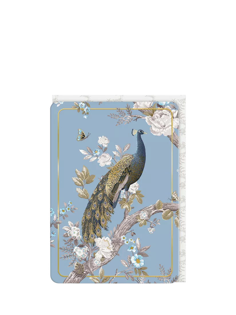 Laura Ashley Belvedere Peacock birthday card (British brand)