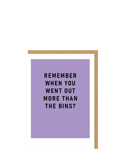 John Lewis Ohh Deer Out More Than The Bins Birthday Card- Buy online at McGrocer