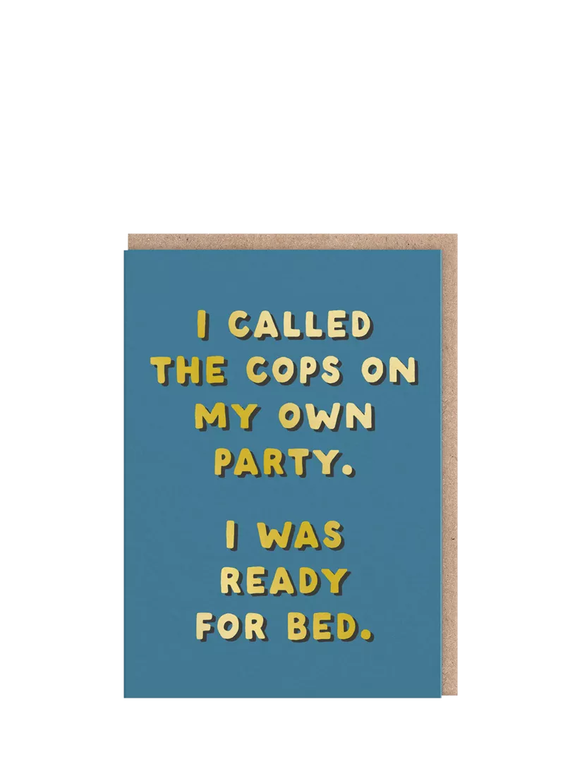 Ohh Deer blank foil greeting card (British brand)