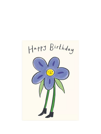 John Lewis Kitty Kenda Flower Person Birthday Card- Buy online at McGrocer