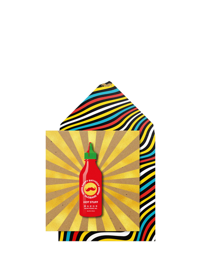 John Lewis Tache Crafts Hot Sauce Husband Birthday Card- Buy online at McGrocer