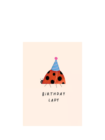 John Lewis Studio Mads Ladybird Birthday Card- Buy online at McGrocer