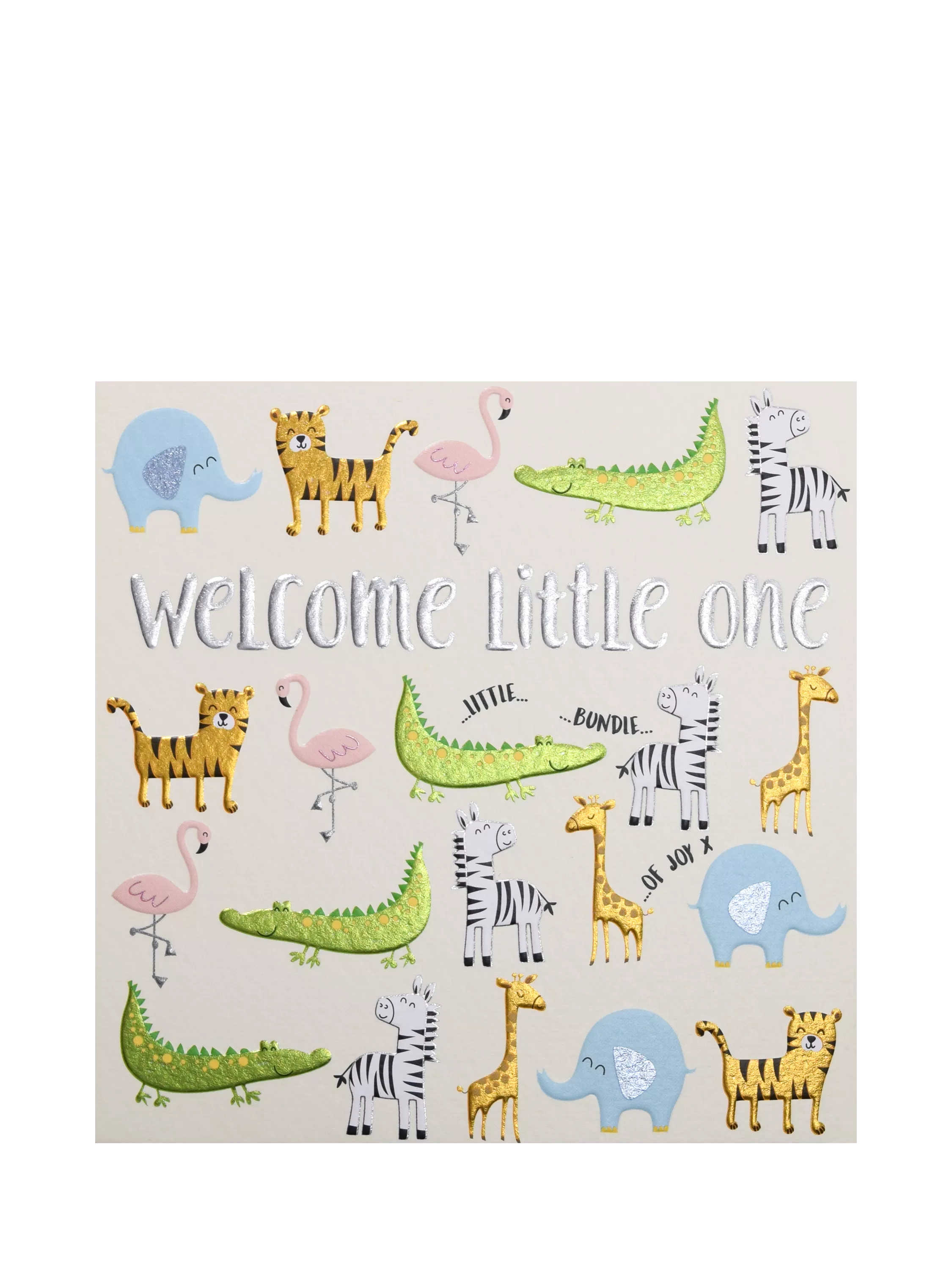 Wendy Jones Blackett new baby card, British product