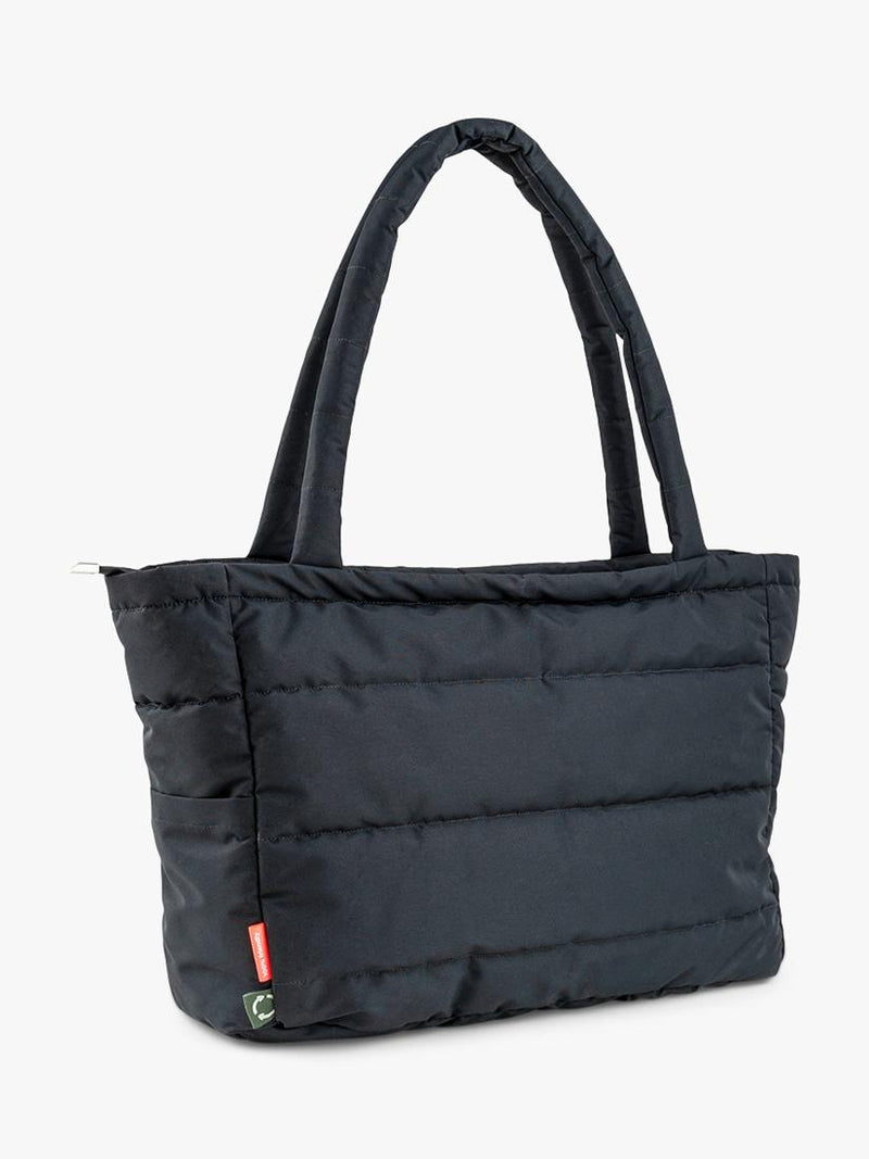 Done by Deer quilted changing tote bag in black (British brand)