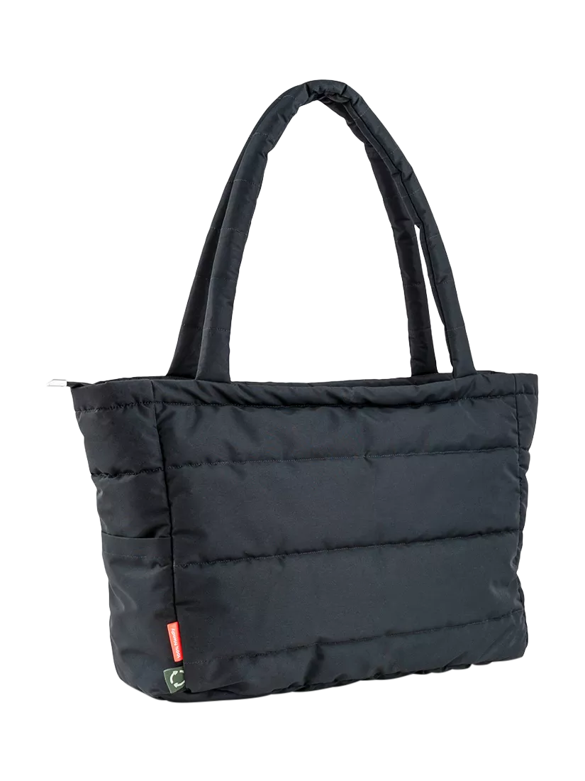 Done by Deer quilted changing tote bag in black (British brand)