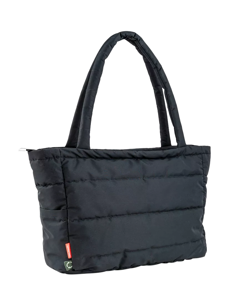 Done by Deer quilted changing tote bag in black (British brand)